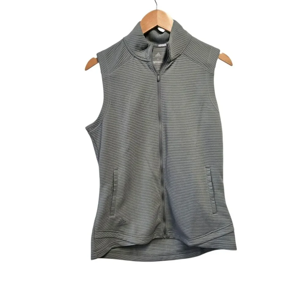 ✨ADIDAS Textured Full-Zip Vest‎ MEDIUM✨